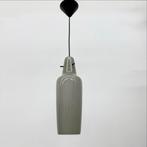 Scandinavische Hanglamp Grijs Glas Jaren 60, Gebruikt, Lamp, Ophalen of Verzenden, Glas