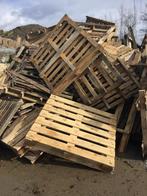 Pallethout Openhaardhout - Ideaal voor kachel of huttenbouw, Ophalen, Gebruikt, 25 tot 50 mm, Pallet
