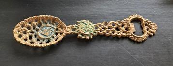 Vintage Flesopener Messing beschikbaar voor biedingen