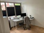 Bureau Ikea wit met hoek, Huis en Inrichting, Bureaus, Ophalen, In hoogte verstelbaar, Gebruikt, Bureau