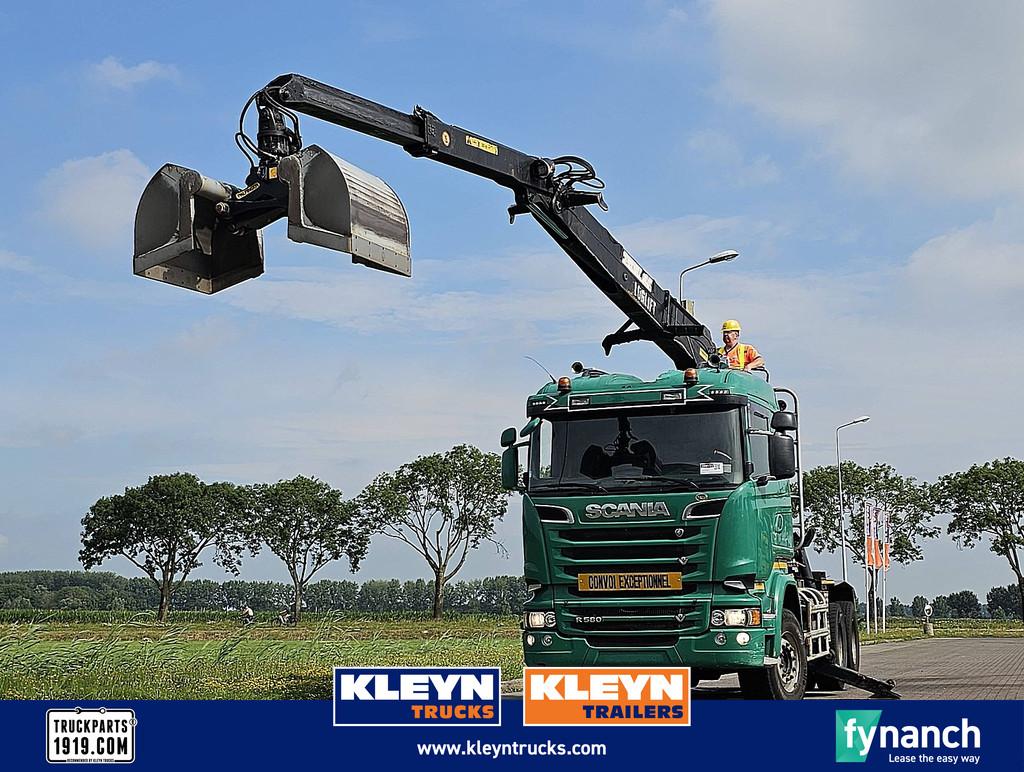 SCANIA R580 friederich 251s cran, Euro 6, Scania, Bedrijf, Traction-control