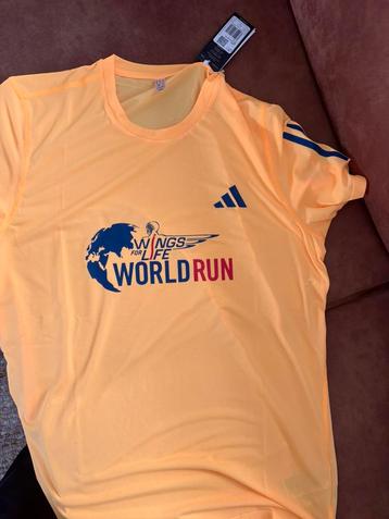 Adidas Wings for Life World Run Shirt Size M beschikbaar voor biedingen