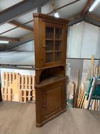 Oude grenen vintage hoekkast, Antiek en Kunst, Ophalen
