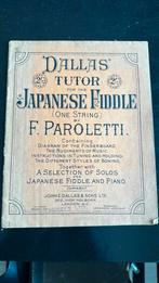 Japanese Fiddle muziekboek, Muziek en Instrumenten, Gebruikt, Overige genres, Overige soorten, Overige instrumenten