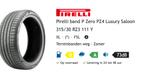 GEZOCHT : Zomerband 315/30/23 Pirelli (BMW), Ophalen, Gebruikt