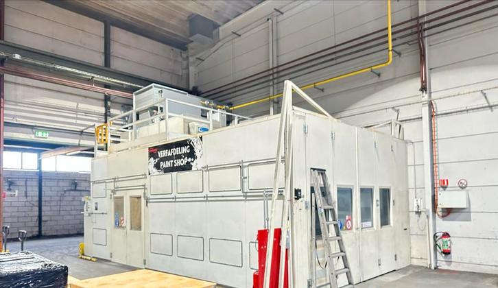 Kapitale spuitcabine zelf demonteren in Belgie, Doe-het-zelf en Verbouw, Verf, Beits en Lak, Ophalen