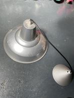 Stalen hanglamp met grote fitting, Ophalen of Verzenden, Gebruikt, Metaal, Minder dan 50 cm