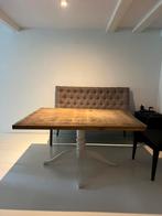 Eettafel hout, Huis en Inrichting, Tafels | Eettafels, Ophalen, Zo goed als nieuw, Vijf personen of meer, Engels, boerderij, brocante