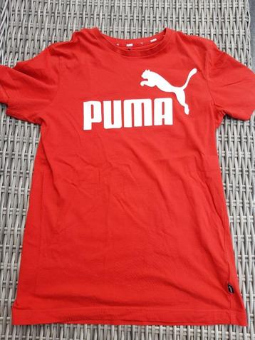 Puma rood t-shirt maat 164 beschikbaar voor biedingen