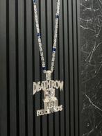 Zilveren Death Row Records Ketting, Met hanger, Ophalen of Verzenden, Zo goed als nieuw, Goud