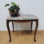 Vintage Queen Ann salontafel koffietafel met marmer blad 21, Valkenswaard, Gebruikt, Info@flashbackfurniture.nl, Flashback Furniture