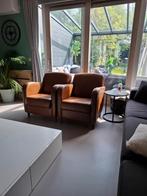 fauteuil Luna Texas cognac, Huis en Inrichting, Fauteuils, Ophalen, Zo goed als nieuw, 75 tot 100 cm, 50 tot 75 cm