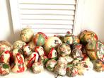 35 stuks vintage papier mache kerstballen, Diversen, Kerst, Ophalen