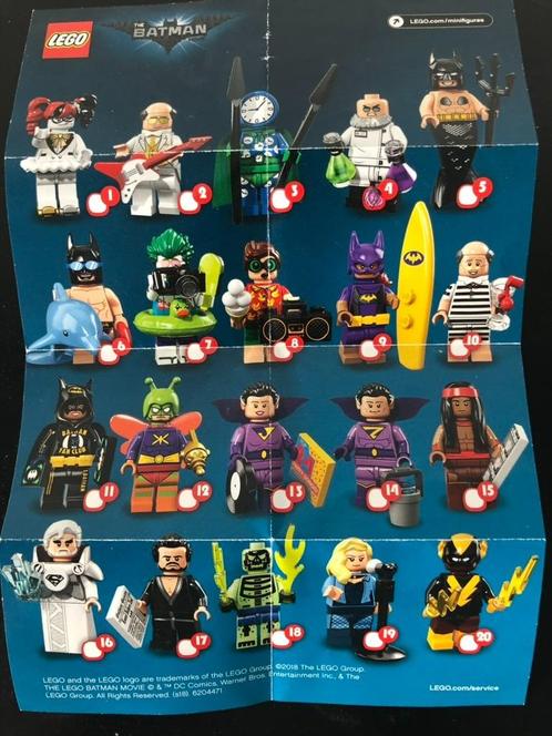 Lego minifigure (The Batman Movie 6204471) 4 wetenschapper, Kinderen en Baby's, Speelgoed | Duplo en Lego, Zo goed als nieuw, Lego