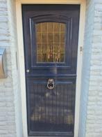 Houten voordeur, Ophalen, Gebruikt, Buitendeur, 200 tot 215 cm