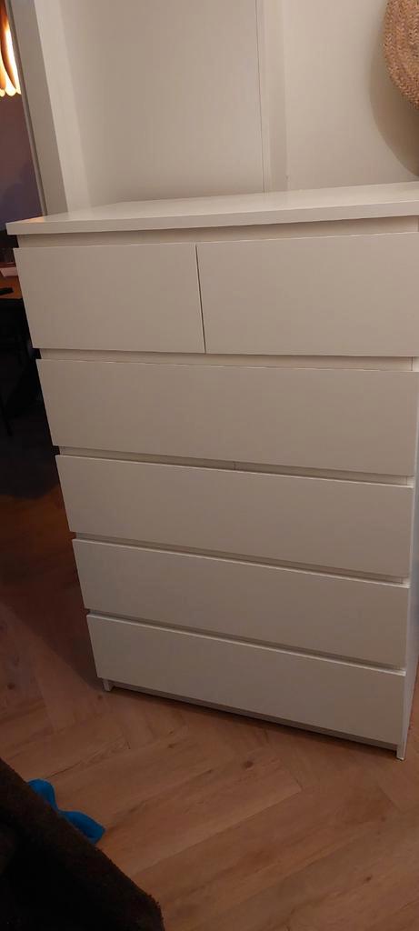 Ikea Malm Kast - 6 Lades, Huis en Inrichting, Kasten | Dressoirs, Gebruikt, 50 tot 100 cm, 25 tot 50 cm, Met lade(s), Overige materialen