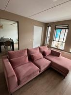 Super nette roze velvet bank 260x170, Huis en Inrichting, Banken | Complete zithoeken, Ophalen of Verzenden, Zo goed als nieuw
