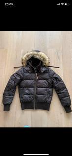 Moscow donsjas maat M Nieuwstaat dons, Kleding | Dames, Jassen | Winter, Maat 38/40 (M), Bruin, Verzenden, Moscow