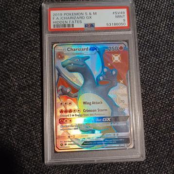 Shiny charizard GX hidden fates psa9 beschikbaar voor biedingen