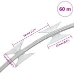 NATO Scheermes prikkeldraad rol 60 100 150 m GRATIS BEZORGD!, Verzenden, Nieuw, 20 meter of meer, Prikkeldraad