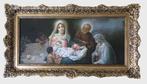 Religieuze prent in antieke lijst (92 x 50 cm), Ophalen