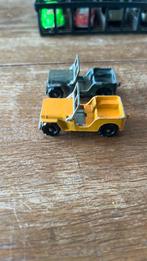 Twee oude Jeeps 1/64 Majorette Rail Route no.7, Ophalen of Verzenden, Gebruikt, Auto