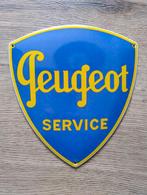 Peugeot emaille bord, GEEN TIN, Verzamelen, Merken en Reclamevoorwerpen, Ophalen of Verzenden, Zo goed als nieuw, Reclamebord
