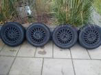 Nankang ns2r 14 inch 4x100 velgen met banden, 14 inch, Gebruikt, Banden en Velgen, Personenwagen