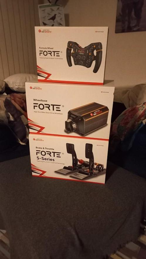 Asetek SimSports Forte S bundel, als nieuw, met garantie, Computers en Software, Joysticks, Zo goed als nieuw, Ophalen