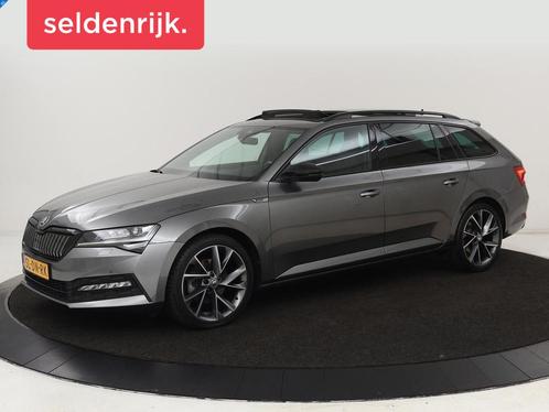 Skoda Superb 1.4 TSI iV Sportline | Panoramadak | Stoelverwa, Auto's, Skoda, Bedrijf, Te koop, Superb, ABS, Achteruitrijcamera