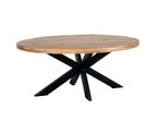 EETTAFEL OVAAL MANGOHOUT 160/180/210/220/240/260/300