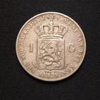 1 gulden 1865, Postzegels en Munten, Munten | Nederland, 1 gulden, Koning Willem III, Verzenden, Zilver
