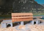 Modelspoorweg Brug spoor HO, Hobby en Vrije tijd, Modeltreinen | H0, Ophalen of Verzenden, Gelijkstroom of Wisselstroom, Brug, Tunnel of Gebouw