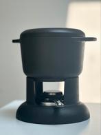 Vintage gietijzeren fonduepan fondueset Invicta France, Ophalen of Verzenden, Zo goed als nieuw