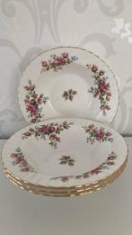 Royal Albert Moss Rose - diepe borden - set van 4, Ophalen of Verzenden