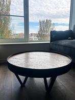 Salontafel WOOD, Ophalen, 50 tot 100 cm, Rond, Zo goed als nieuw