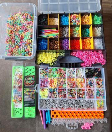 Loom Bands Set - Compleet! In opberg dozen beschikbaar voor biedingen
