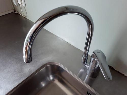 Grohe keuken mengkraan - chroom - ronde hals, Huis en Inrichting, Keuken | Keukenbenodigdheden, Gebruikt, Ophalen of Verzenden