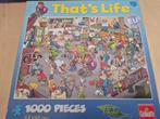 That's Life Puzzel, Ophalen of Verzenden, 500 t/m 1500 stukjes, Zo goed als nieuw, Legpuzzel