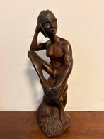 Beeld hout man naakt bali of afrika ?, Ophalen of Verzenden