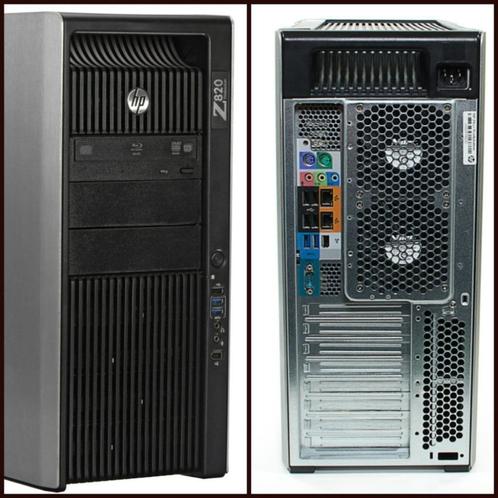 HP Z820: 2x E5-2697 v2, 256GB RAM, Turbo Drive, NVIDIA P4000, Computers en Software, Desktop Pc's, Gebruikt, 3 tot 4 Ghz, SSD