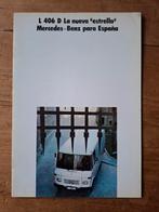 Spaanse Mercedes-Benz L 406 D brochure - 1976, Ophalen of Verzenden, Gelezen, Mercedes