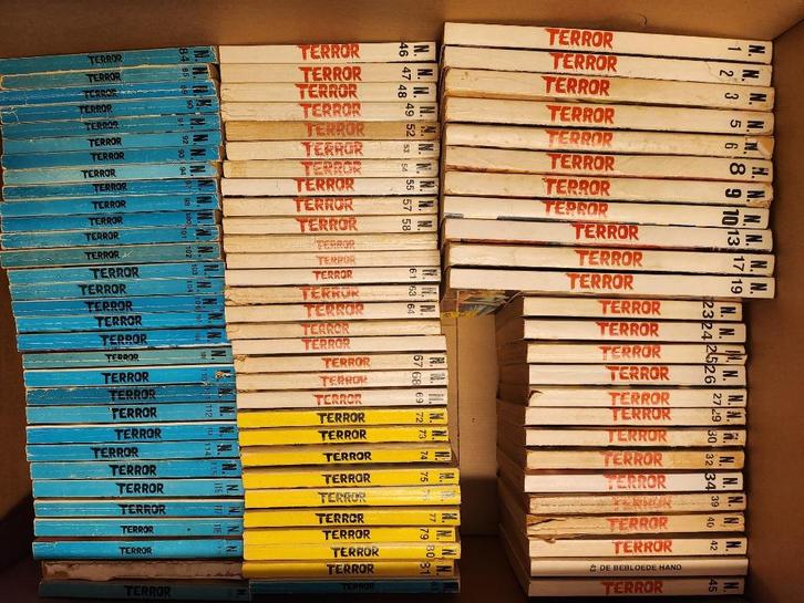 Strips voor volwassenen: Terror, Boeken, Strips | Comics, Gelezen, Meerdere comics, Europa, Ophalen of Verzenden