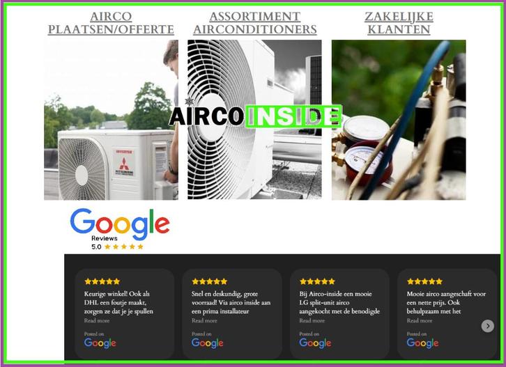 Airco aanschaffen ?    Don't Sweat it!!!      Airco-inside, Witgoed en Apparatuur, Airco's, Nieuw, Wandairco, 3 snelheden of meer