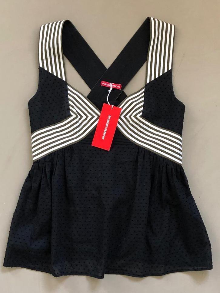Spijkers & Spijkers prachtige top - new!, Kleding | Dames, Tops, Nieuw, Maat 36 (S), Zwart, Zonder mouw, Ophalen of Verzenden