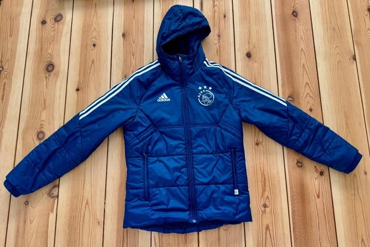 Ajax Sport Training Winterjas / Jack Adidas - Blauw Small, Kleding | Heren, Sportkleding, Zo goed als nieuw, Voetbal, Maat 46 (S) of kleiner