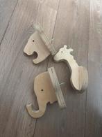 Houten Jungle Dieren Wanddecoratie/wandhaak, Ophalen of Verzenden, Zo goed als nieuw, Wanddecoratie