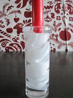 Prachtige Kosta Boda kandelaar, Anna Ehrner. Kerst!, Huis en Inrichting, Overige materialen, Wit, Ophalen of Verzenden, Zo goed als nieuw