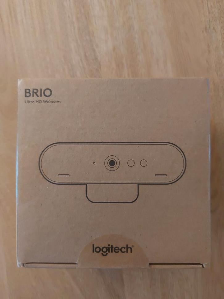Nieuwe Logitech BRIO Webcam - In Verpakking, Computers en Software, Webcams, Nieuw, Bedraad, ChromeOS, MacOS, Windows, Android