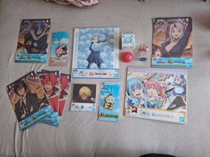 Reincarnated as a slime merch bundle (anime merch), Verzamelen, Poppetjes en Figuurtjes, Zo goed als nieuw, Ophalen of Verzenden